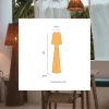 NewGarden-Lola 165 Nature Φωτιστικό Δαπέδου E27, με καλώδιο Jute