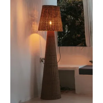 NewGarden-Lola 165 Nature Φωτιστικό Δαπέδου E27, με καλώδιο Jute