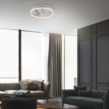 JUST LIGHT.-RITA Ανεμιστήρα Οροφής με φως LED, Τηλεχειριστήριο & Memory Function ΚΩΔ.-SL14624-16