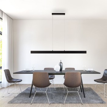 JUST LIGHT.-DRITTO Κρεμαστό φωτιστικό LED, μαύρο ΚΩΔ.-SL15061-18