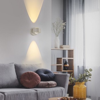 JUST LIGHT.-AKKU-CHIA Επαναφορτιζόμενο φωτιστικό τοίχου LED, αμμώδες μπεζ ΚΩΔ.-SL19330-39