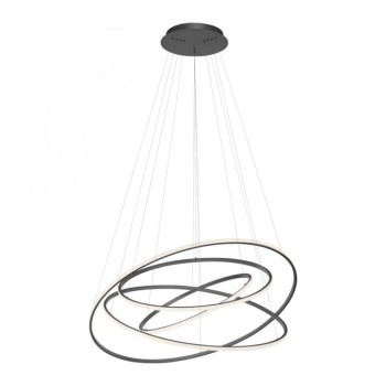 Paul Neuhaus-TESSERA Κρεμαστό φωτιστικό LED ανθρακί, dimmable, ΚΩΔ.-SL2124-13
