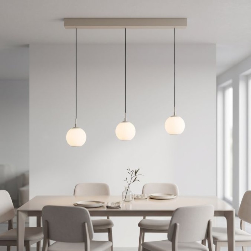 Paul Neuhaus-SANDORA Κρεμαστό Φωτιστικό 3 Φώτων LED, Sand, CCT 2200-5000K, Switchmo, Comfort Lift