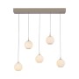 Paul Neuhaus.-SANDORA Κρεμαστό Φωτιστικό 5 Φώτων LED, Sand, CCT 2200-5000K, Switchmo, Comfort Lift