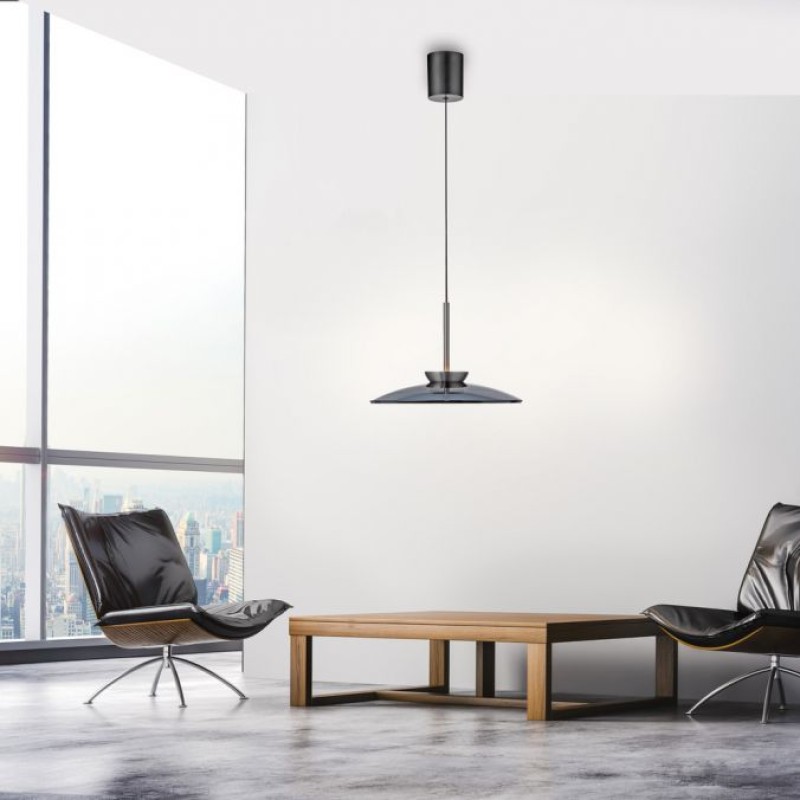 Paul Neuhaus-PURE E-Moon Platin Κρεμαστό Φωτιστικό LED, Γκρι ΚΩΔ.-SL2195-15