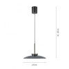 Paul Neuhaus-PURE E-Moon Platin Κρεμαστό Φωτιστικό LED, Γκρι ΚΩΔ.-SL2195-15