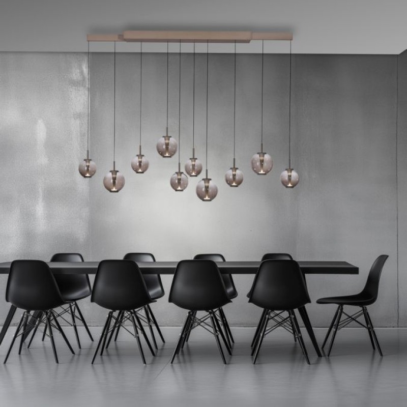 Paul Neuhaus-PURE E-Infinity Κρεμαστό Φωτιστικό LED, Bronze με λειτουργία e-SLIDE® ΚΩΔ.-SL2221-97