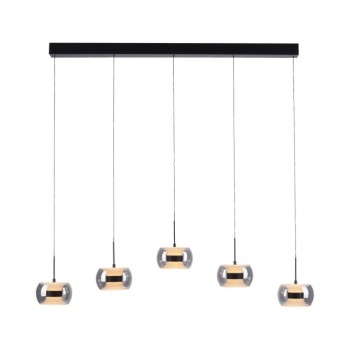 Paul Neuhaus-FUMEA Κρεμαστό Φωτιστικό 5 Φώτων LED, Μαύρο Ματ, CCT, Dimmable, Comfort Lift