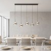 Paul Neuhaus-FUMEA Κρεμαστό Φωτιστικό 5 Φώτων LED, Μαύρο Ματ, CCT, Dimmable, Comfort Lift