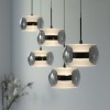 Paul Neuhaus-FUMEA Κρεμαστό Φωτιστικό 5 Φώτων LED, Μαύρο Ματ, CCT, Dimmable, Comfort Lift