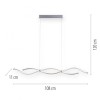 Paul Neuhaus-Q-MALINA Smart Κρεμαστό Φωτιστικό LED, με ZigBee KΩΔ.-SL2339-55
