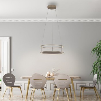 Paul Neuhaus-CONNI Κρεμαστό φωτιστικό LED, Sand, Touch Dimmer & διακοσμητική επιφάνεια ΚΩΔ.-SL2442-39