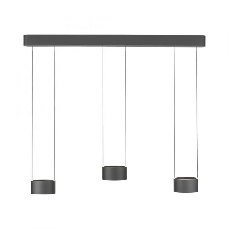 Paul Neuhaus-PURE Clipse Κρεμαστό Φωτιστικό LED, Platinum (Γκρι) με Comfort Lift ΚΩΔ.-SL2473-15