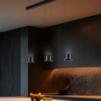 Paul Neuhaus-PURE Clipse Κρεμαστό Φωτιστικό LED, Platinum (Γκρι) με Comfort Lift ΚΩΔ.-SL2473-15
