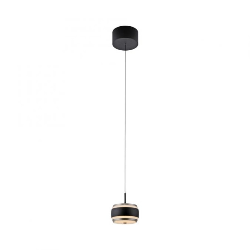 Paul Neuhaus-PURE Falling Rings Κρεμαστό Φωτιστικό LED, Black με Comfort Lift ΚΩΔ.-SL2503-18
