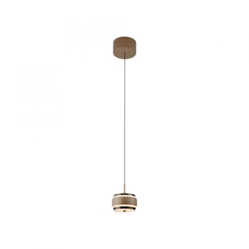 Paul Neuhaus-PURE Falling Rings Κρεμαστό Φωτιστικό LED, Bronze με Comfort Lift ΚΩΔ.-SL2503-97
