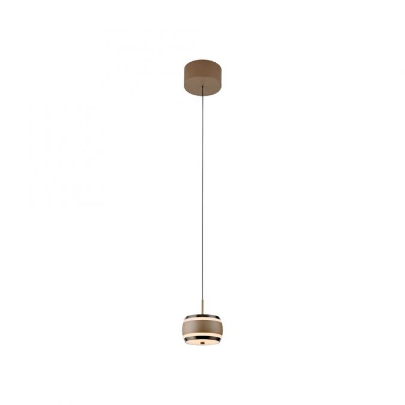 Paul Neuhaus-PURE Falling Rings Κρεμαστό Φωτιστικό LED, Bronze με Comfort Lift ΚΩΔ.-SL2503-97