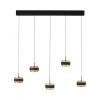 Paul Neuhaus-PURE Falling Rings Κρεμαστό Φωτιστικό LED, Black Pearl / Diamond ΚΩΔ.-SL2504-18