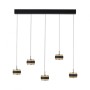 Paul Neuhaus-PURE Falling Rings Κρεμαστό Φωτιστικό LED, Black Pearl / Diamond ΚΩΔ.-SL2504-18