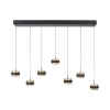 Paul Neuhaus-PURE Falling Rings Κρεμαστό Φωτιστικό LED, Black Pearl / Diamond ΚΩΔ.-SL2505-18