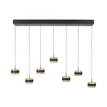 Paul Neuhaus-PURE Falling Rings Κρεμαστό Φωτιστικό LED, Black Pearl / Diamond ΚΩΔ.-SL2505-18
