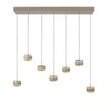 Paul Neuhaus-PURE Falling Rings Κρεμαστό Φωτιστικό LED, Bronze / Dark Chrome ΚΩΔ.-SL2505-97