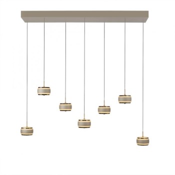 Paul Neuhaus-PURE Falling Rings Κρεμαστό Φωτιστικό LED, Bronze / Dark Chrome ΚΩΔ.-SL2505-97