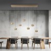 Paul Neuhaus-PURE Falling Rings Κρεμαστό Φωτιστικό LED, Bronze / Dark Chrome ΚΩΔ.-SL2505-97