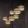 Paul Neuhaus-PURE Falling Rings Κρεμαστό Φωτιστικό LED, Bronze / Dark Chrome ΚΩΔ.-SL2505-97