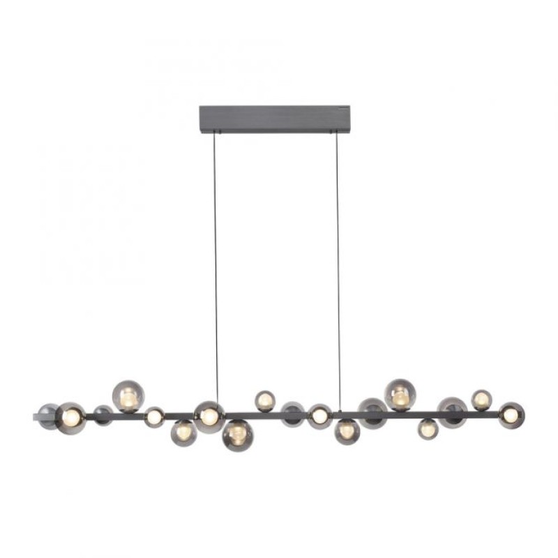 Paul Neuhaus-PURE E- Popup Κρεμαστό Φωτιστικό LED με λειτουργία e-Lift, γκρι