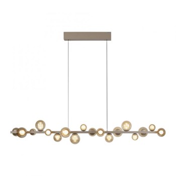 Paul Neuhaus-PURE E- Popup Κρεμαστό Φωτιστικό LED με λειτουργία e-Lift, μπρονζέ