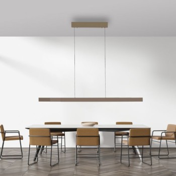 Paul Neuhaus-ADRIANA SQUARE Κρεμαστό φωτιστικό LED μπρονζέ, με Dimmer, ΚΩΔ.-SL2575-97