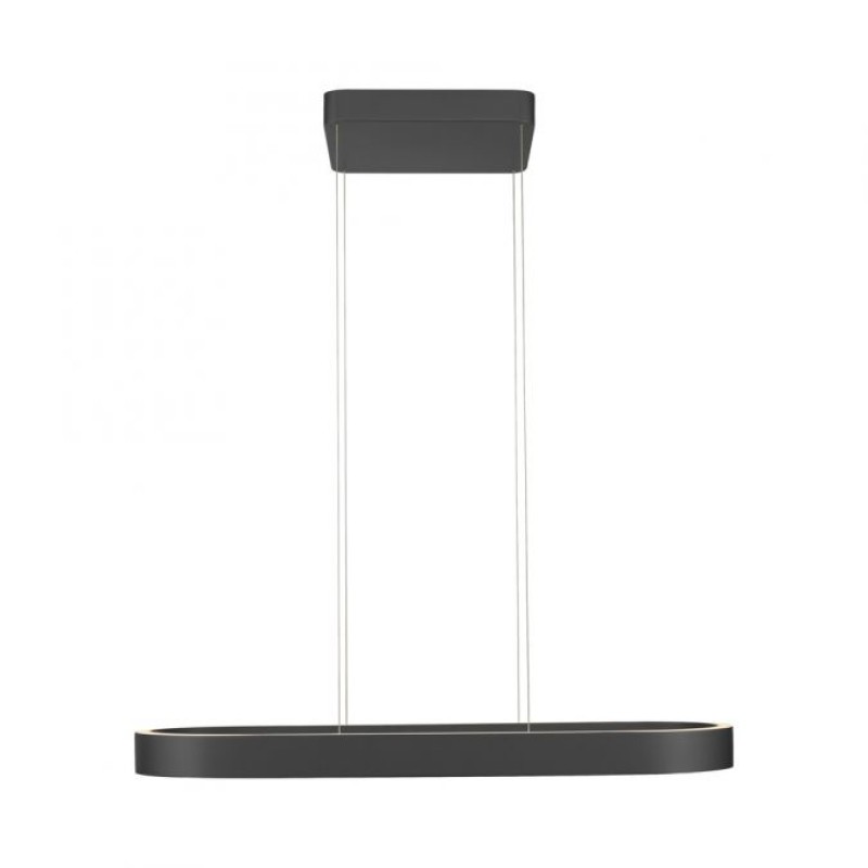 Paul Neuhaus-Q-STRETTO Smart Κρεμαστό Φωτιστικό LED, Μαύρο, 76W με Comfort Lift ΚΩΔ.-SL2688-18
