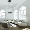 Paul Neuhaus-Q-STRETTO Κρεμαστό Φωτιστικό LED, Μαύρο, 38W με Comfort Lift ΚΩΔ.-SL2689-18