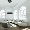 Paul Neuhaus-Q-STRETTO Κρεμαστό Φωτιστικό LED, Μαύρο, 61W με Comfort Lift ΚΩΔ.-SL2690-18