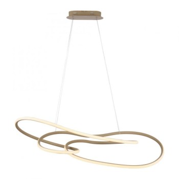 Paul Neuhaus-TWIST Κρεμαστό φωτιστικό LED, σε χρώμα άμμου, dimmable ΚΩΔ.-SL2765-39