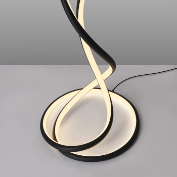 Paul Neuhaus-TWIST Φωτιστικό Δαπέδου LED, Μαύρο με Dimmer ΚΩΔ.-