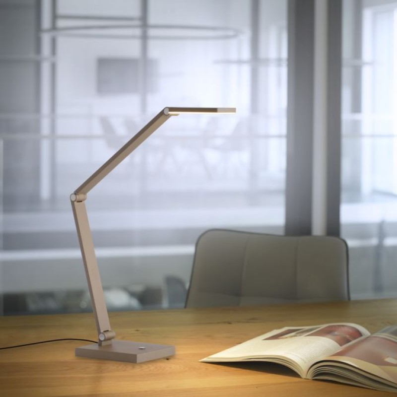 Paul Neuhaus-SAMSKY Επιτραπέζιο Φωτιστικό LED, Μπρονζέ με Touch Dimmer ΚΩΔ.-SL4304-97