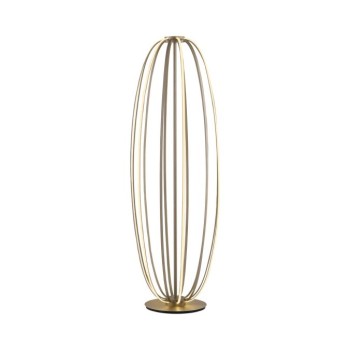 Paul Neuhaus-ELVARA Φωτιστικό Δαπέδου LED, Μπρονζέ, 2700K, Dimmable με Διακόπτη Καλωδίου