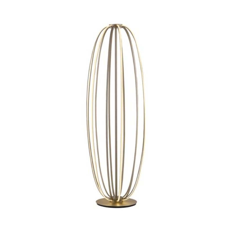 Paul Neuhaus-ELVARA Φωτιστικό Δαπέδου LED, Μπρονζέ, 2700K, Dimmable με Διακόπτη Καλωδίου