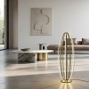 Paul Neuhaus-ELVARA Φωτιστικό Δαπέδου LED, Μπρονζέ, 2700K, Dimmable με Διακόπτη Καλωδίου