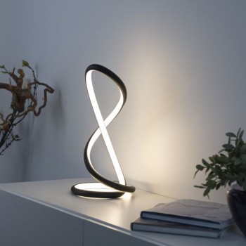 Paul Neuhaus-TWIST Επιτραπέζιο φωτιστικό LED, Μαύρο, με Dimmer ΚΩΔ.-SL4352-18