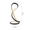 Paul Neuhaus-TWIST Επιτραπέζιο φωτιστικό LED, Μαύρο, με Dimmer ΚΩΔ.-SL4352-18