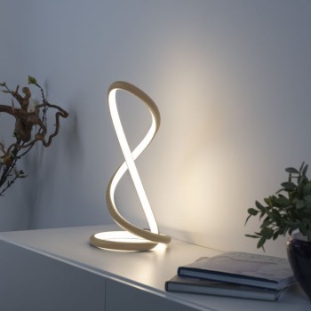 Paul Neuhaus-TWIST Επιτραπέζιο φωτιστικό LED, Sand, με Dimmer ΚΩΔ.-SL4352-39