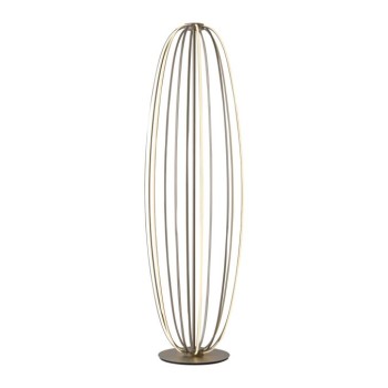 Paul Neuhaus.-ELVARA Μεγάλο Φωτιστικό Δαπέδου LED, Μπρονζέ, 2700K, Dimmable