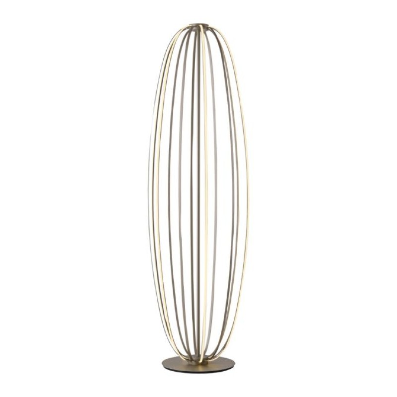 Paul Neuhaus.-ELVARA Μεγάλο Φωτιστικό Δαπέδου LED, Μπρονζέ, 2700K, Dimmable