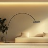 Paul Neuhaus-PURE Loop-Bow Φωτιστικό Δαπέδου Αψιδωτό LED, Black Pearl ΚΩΔ.-SL561-18