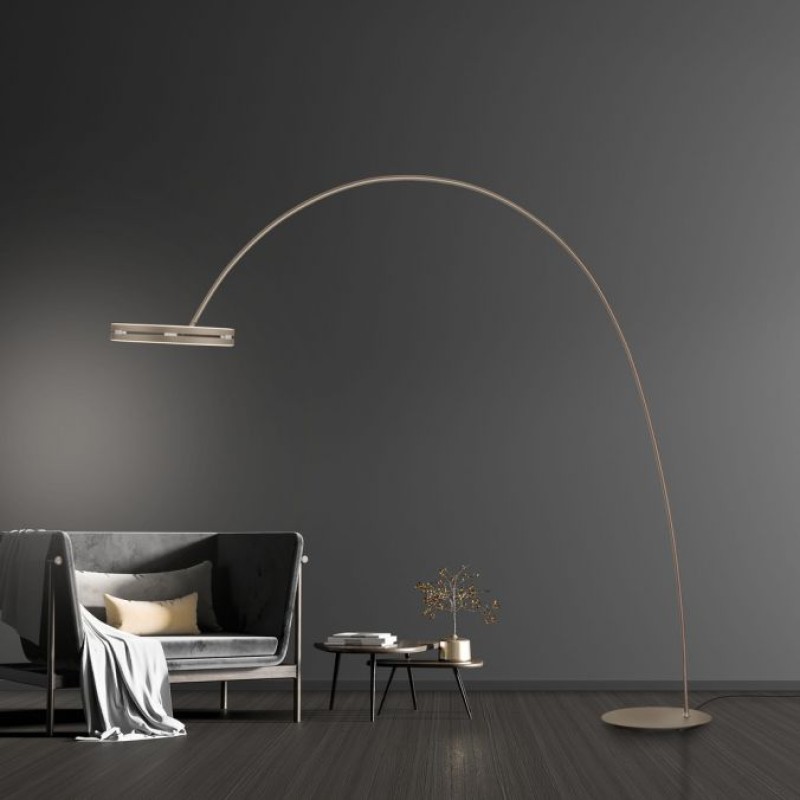 Paul Neuhaus-PURE Loop-Bow Φωτιστικό Δαπέδου Αψιδωτό LED, Bronze ΚΩΔ.-SL561-97