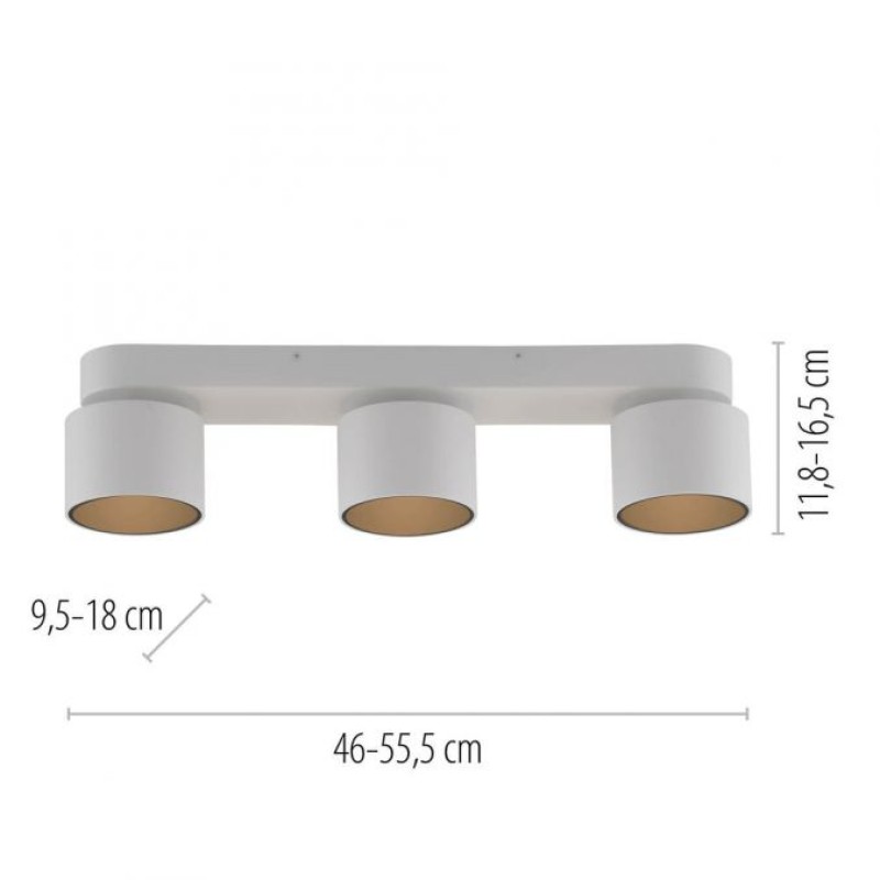 Paul Neuhaus-PURE Cup Φωτιστικό Οροφής LED, White, 3-Φωτο Dimmable ΚΩΔ.-SL6227-16