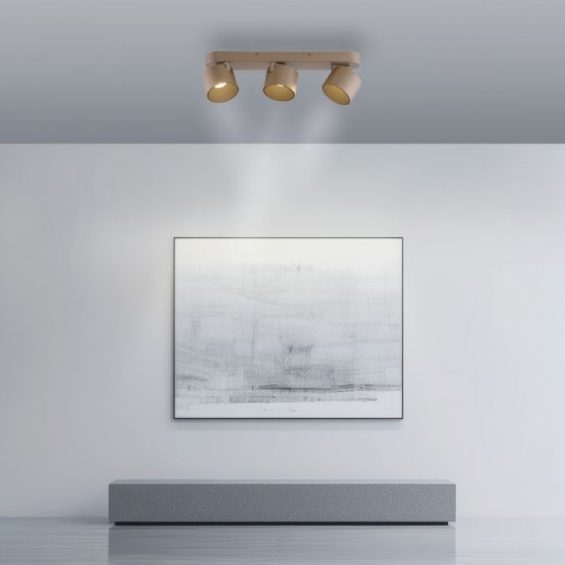 Paul Neuhaus-PURE Cup Φωτιστικό Οροφής LED, Bronze, 3-Φωτο Dimmable ΚΩΔ.-SL6227-97